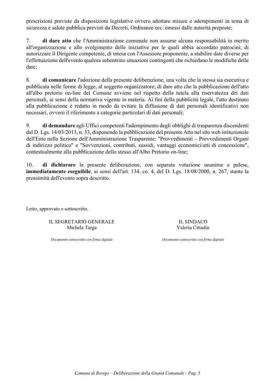 Pagina 5 del documento
