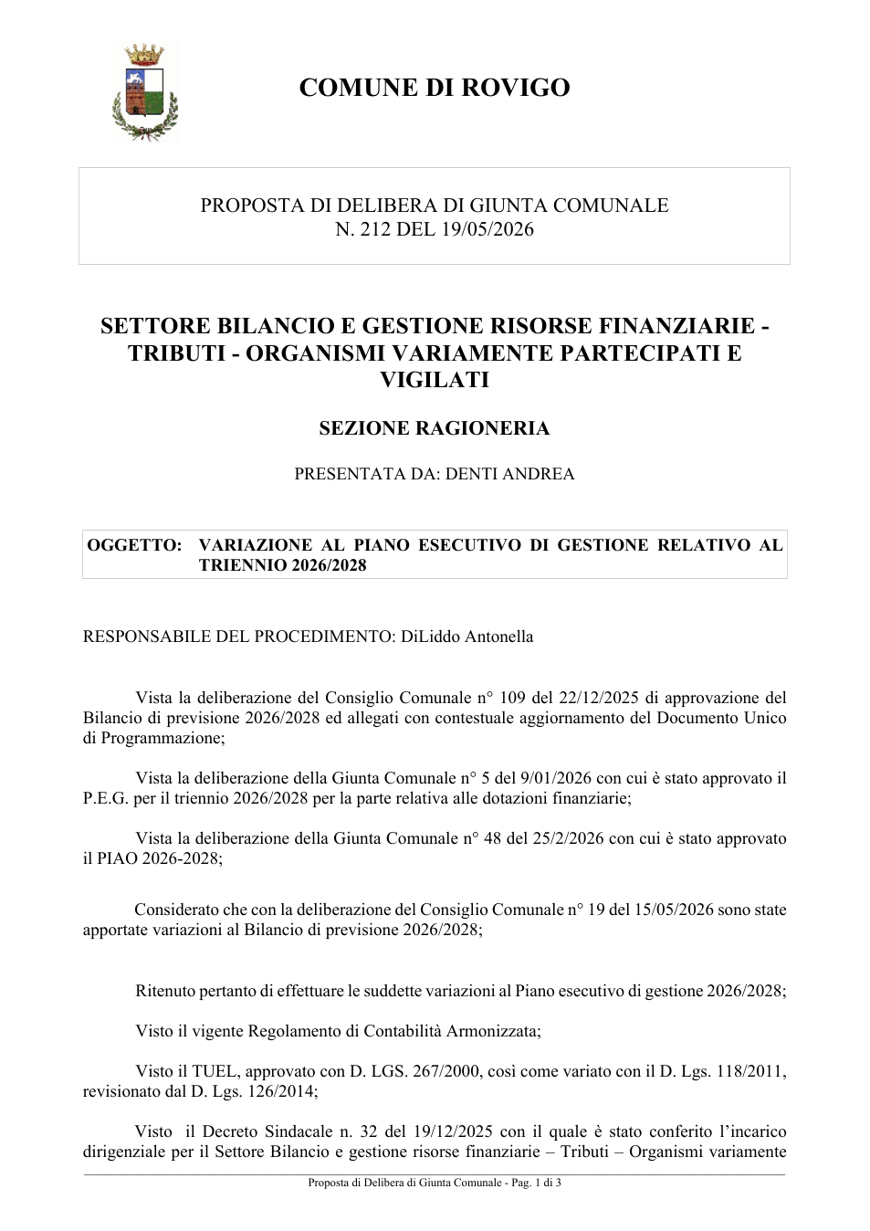 Pagina 1 del documento