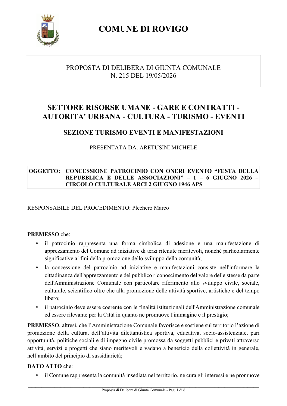 Pagina 1 del documento