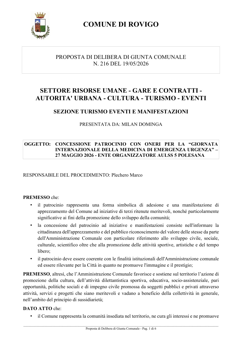 Pagina 1 del documento