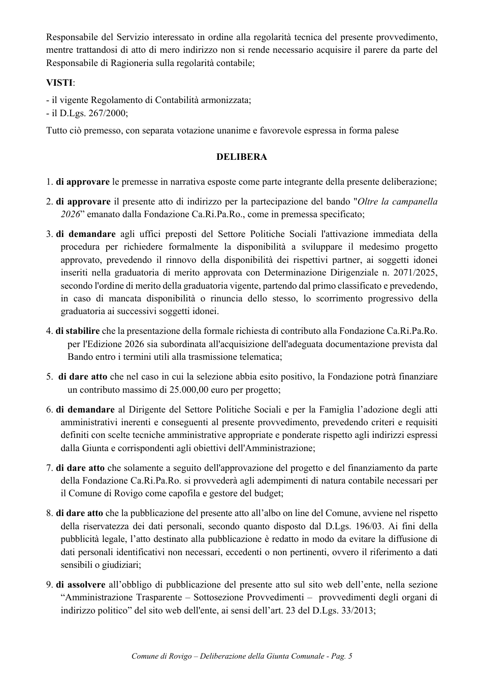 Pagina 5 del documento