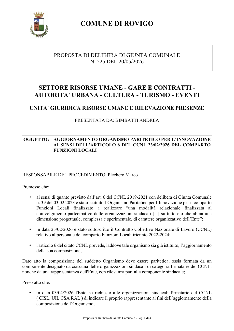 Pagina 1 del documento