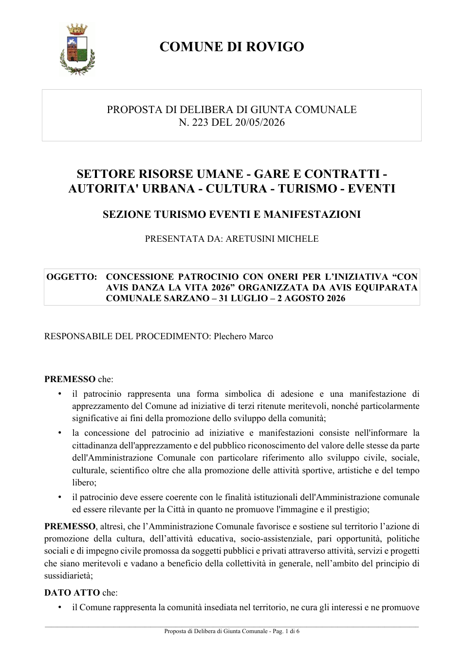 Pagina 1 del documento