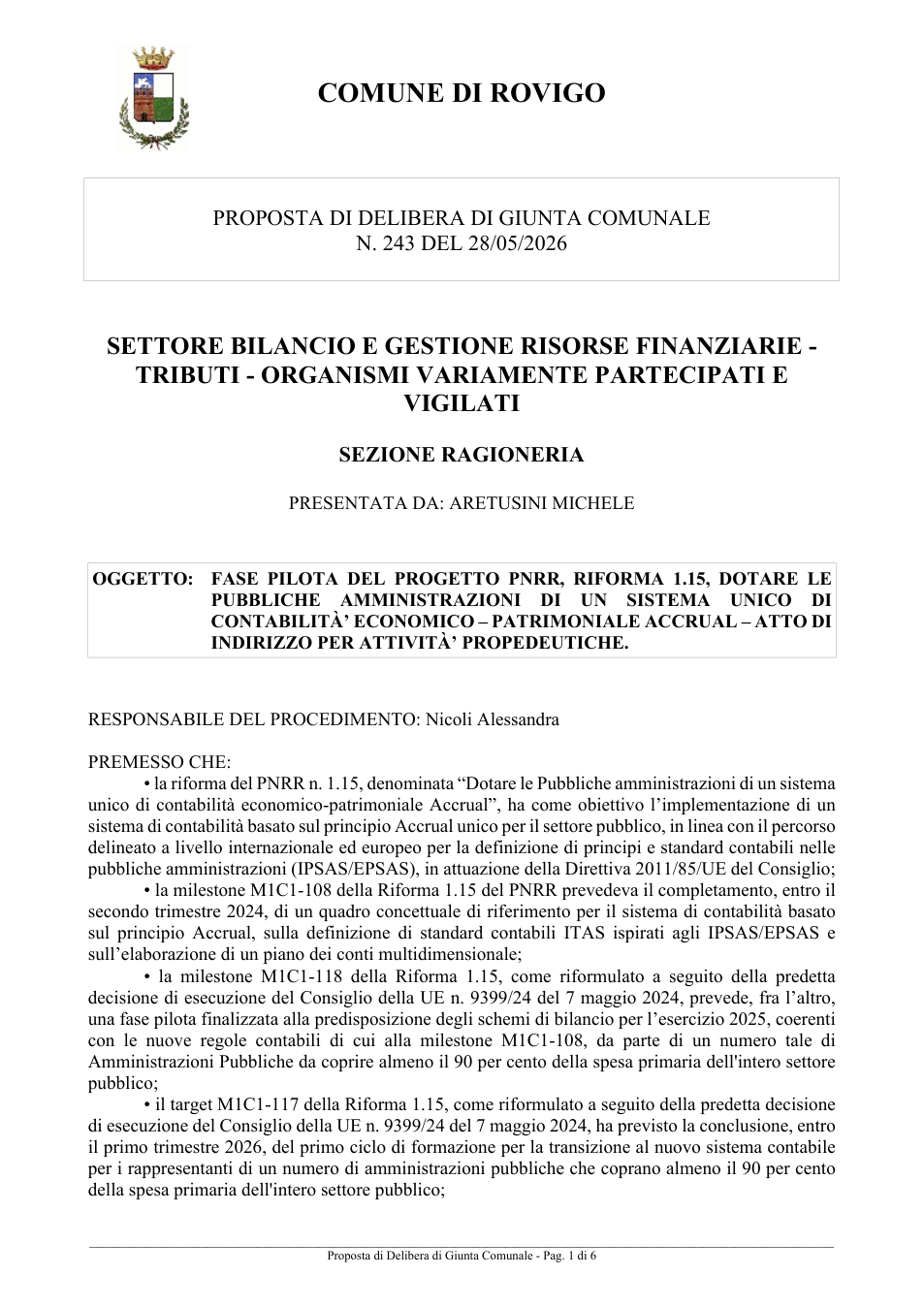 Pagina 1 del documento
