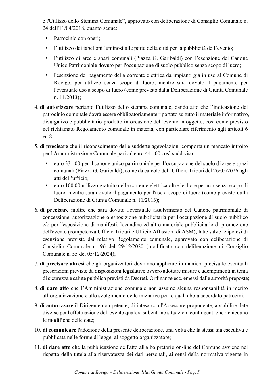 Pagina 5 del documento