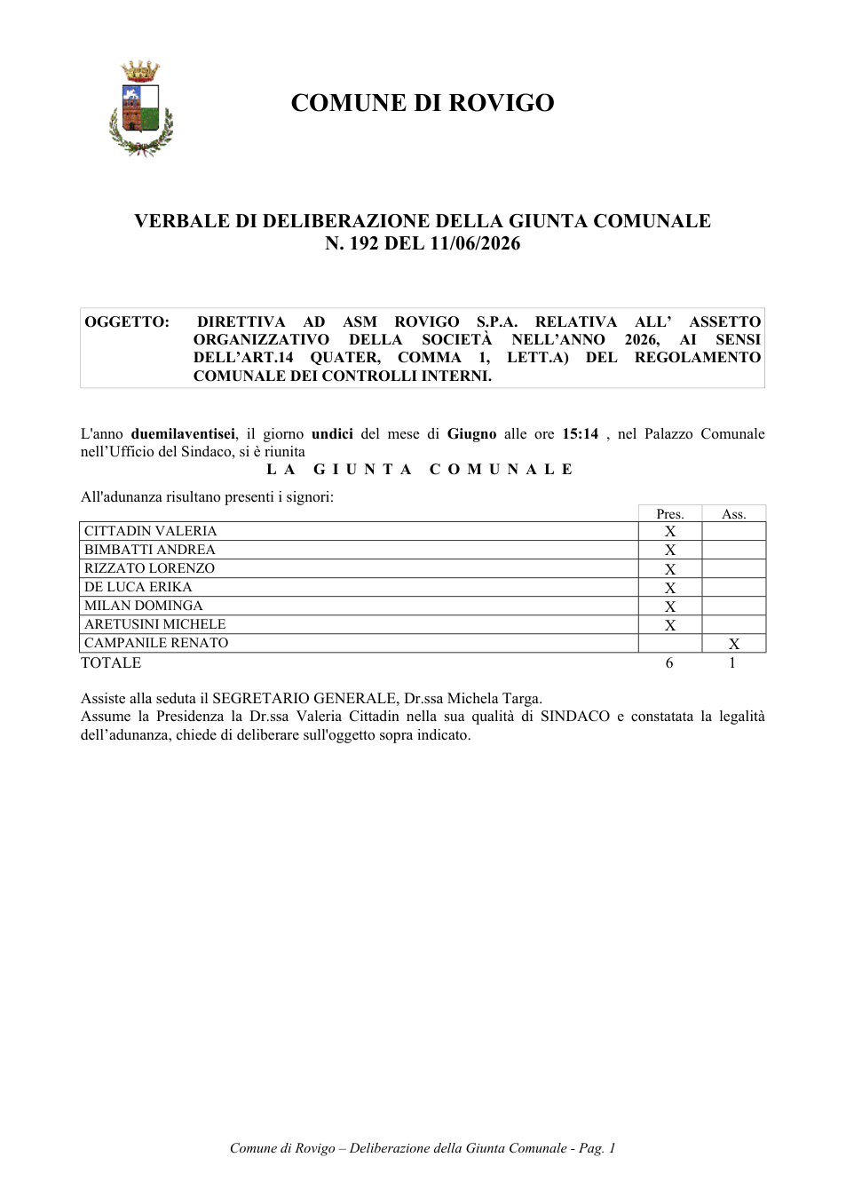 Pagina 1 del documento