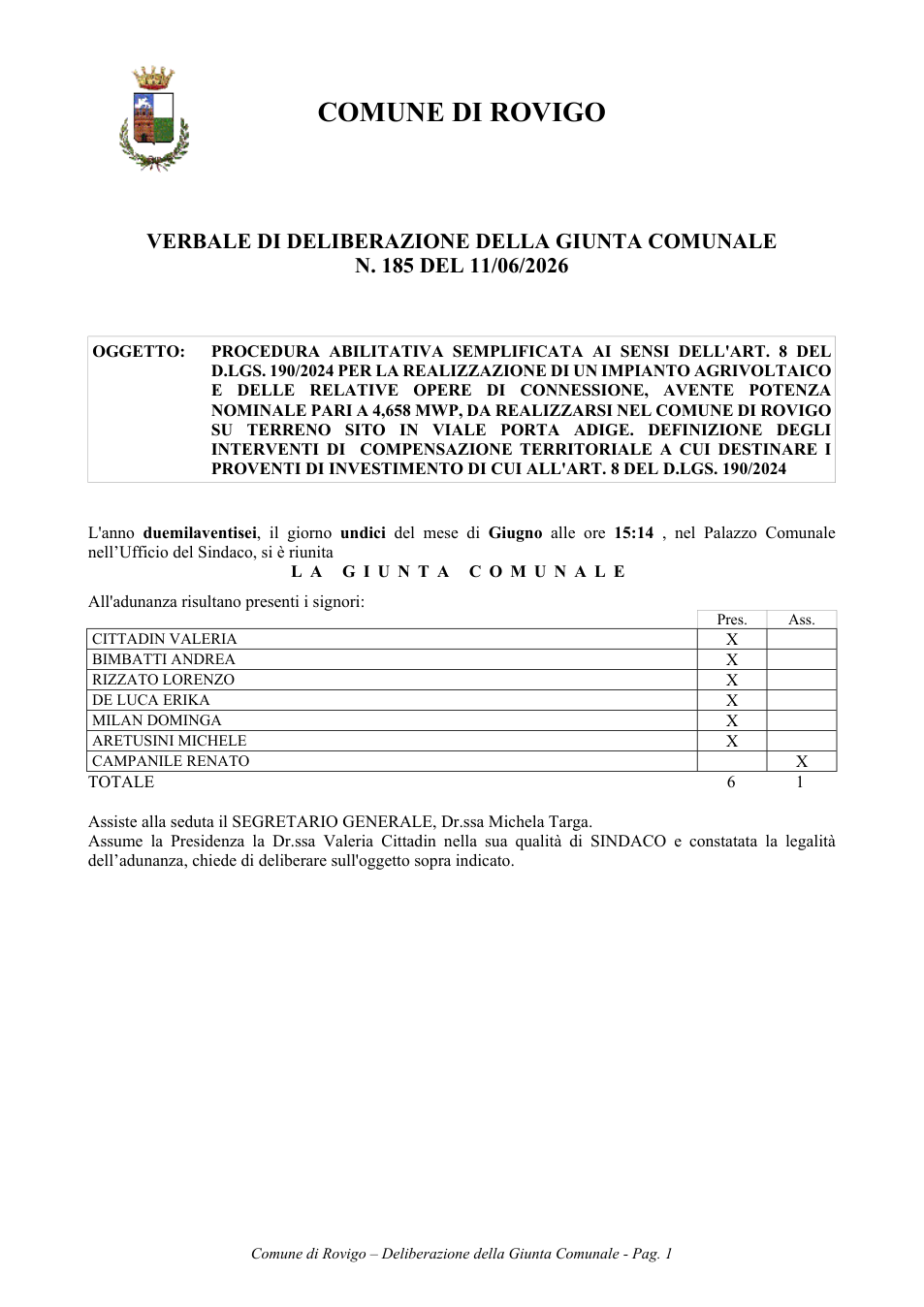 Pagina 1 del documento