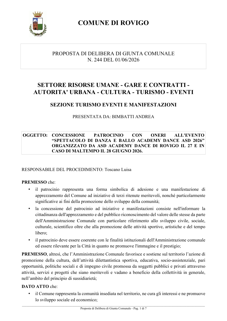 Pagina 1 del documento