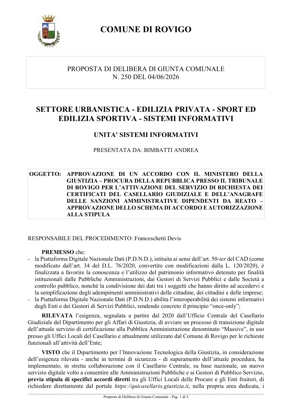 Pagina 1 del documento