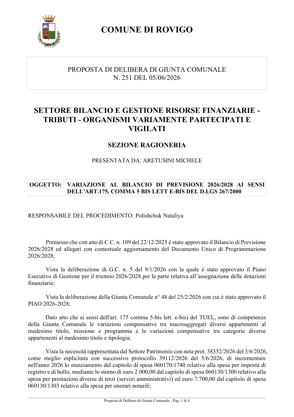 Pagina 1 del documento