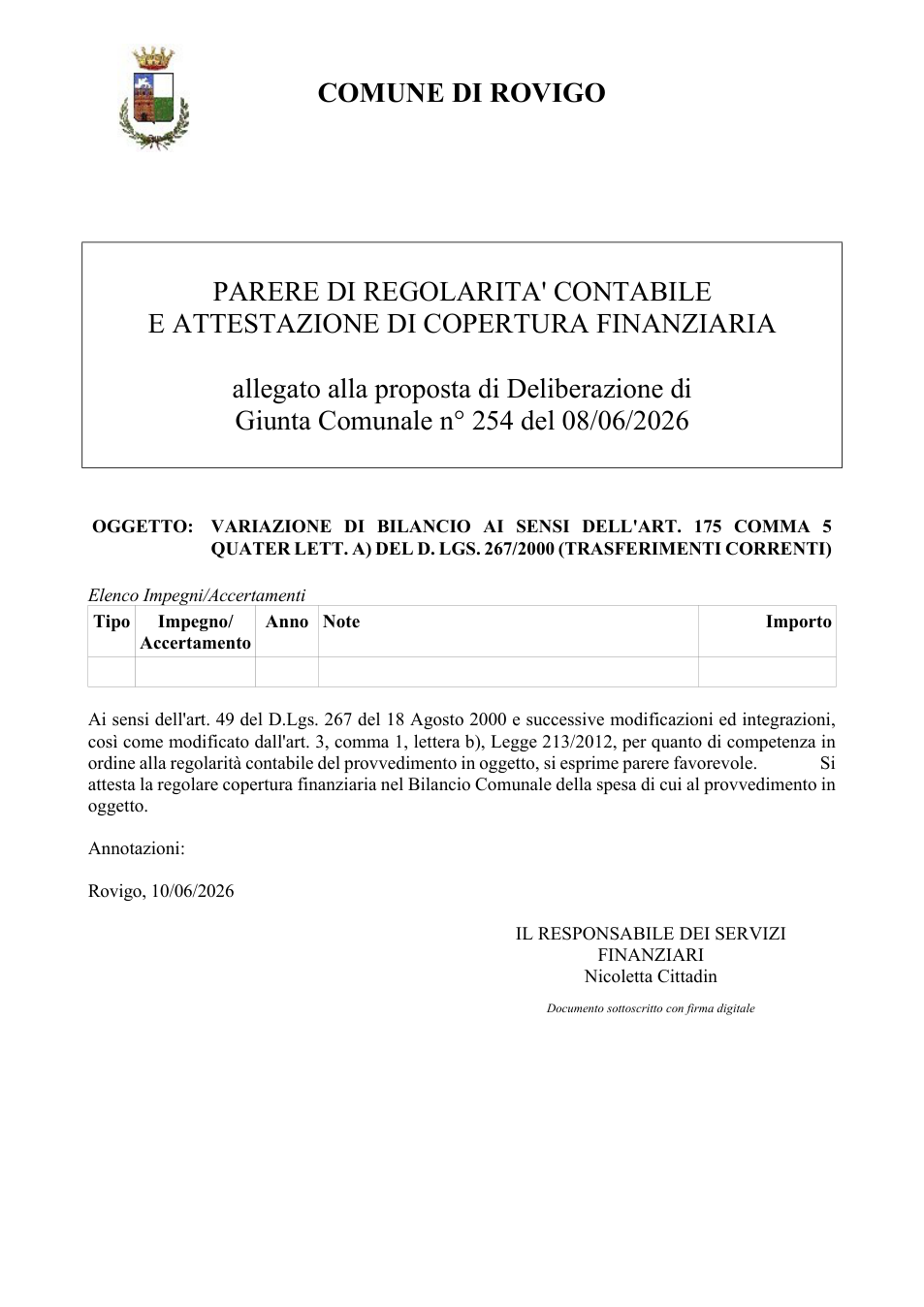 Pagina 1 del documento