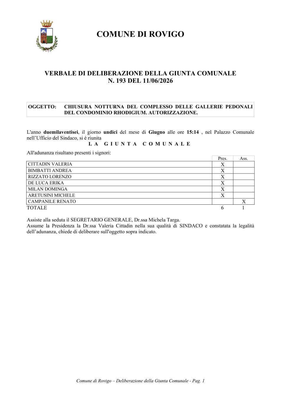 Pagina 1 del documento