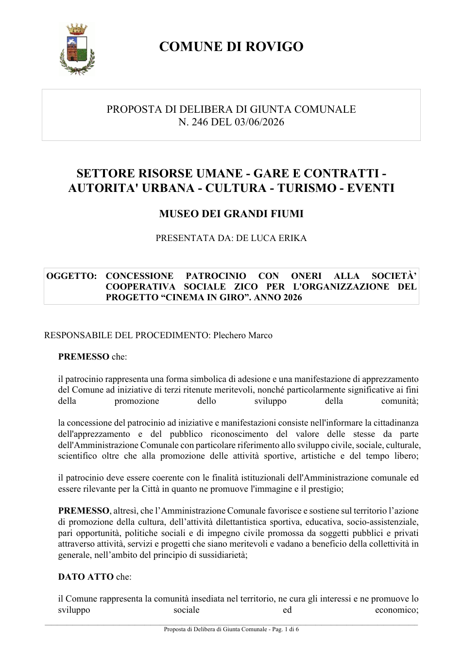 Pagina 1 del documento