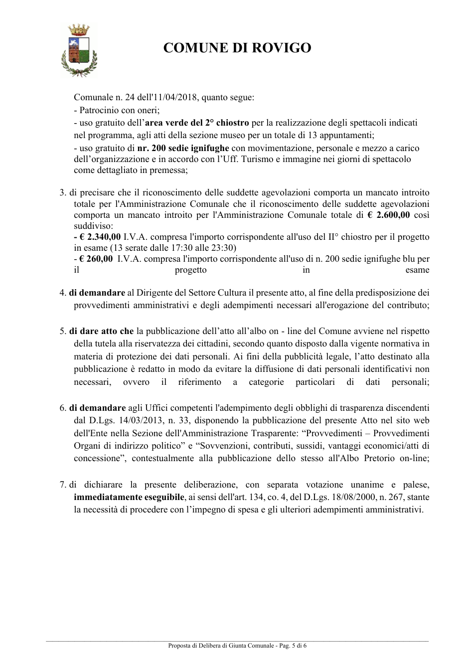 Pagina 5 del documento
