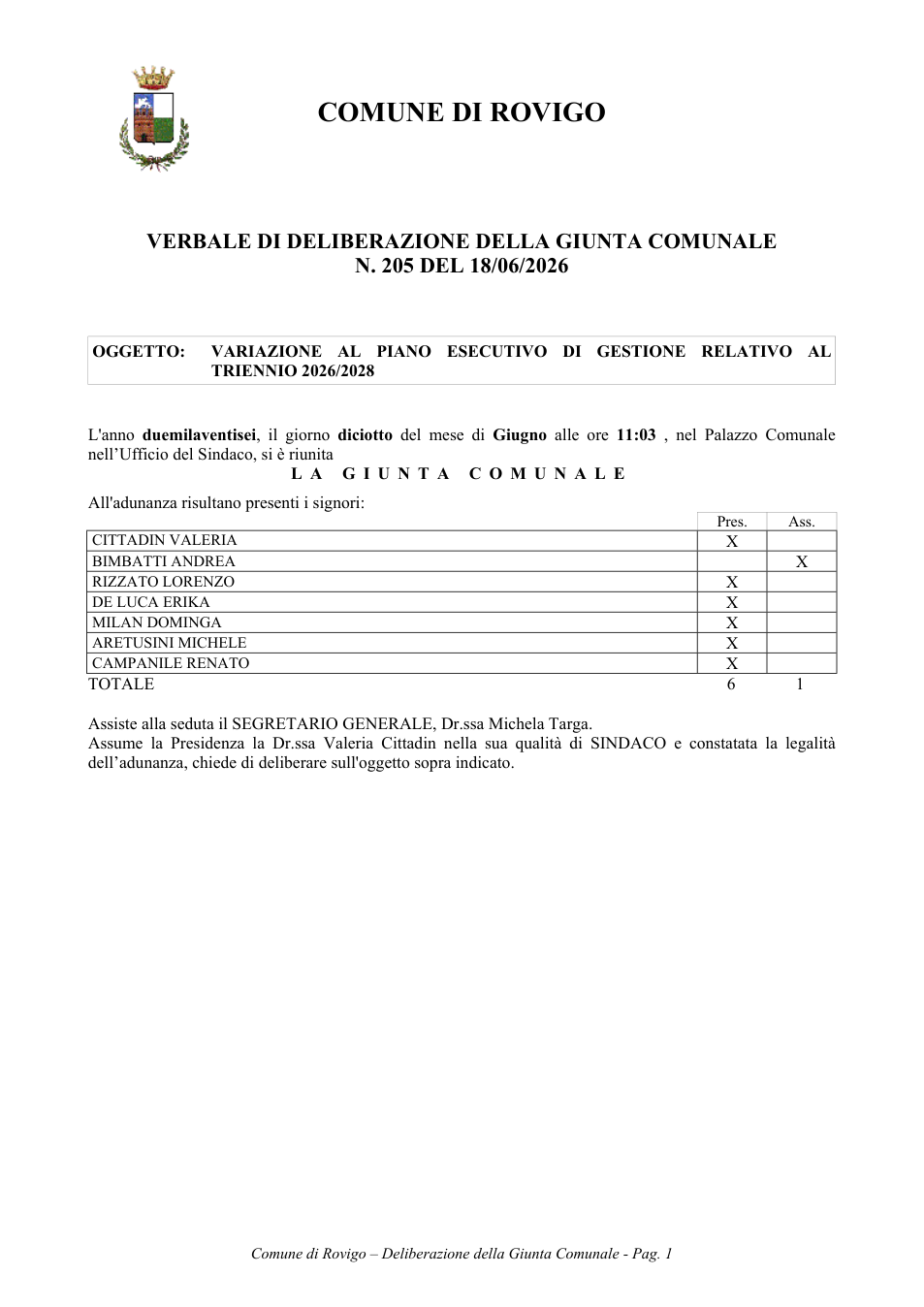 Pagina 1 del documento