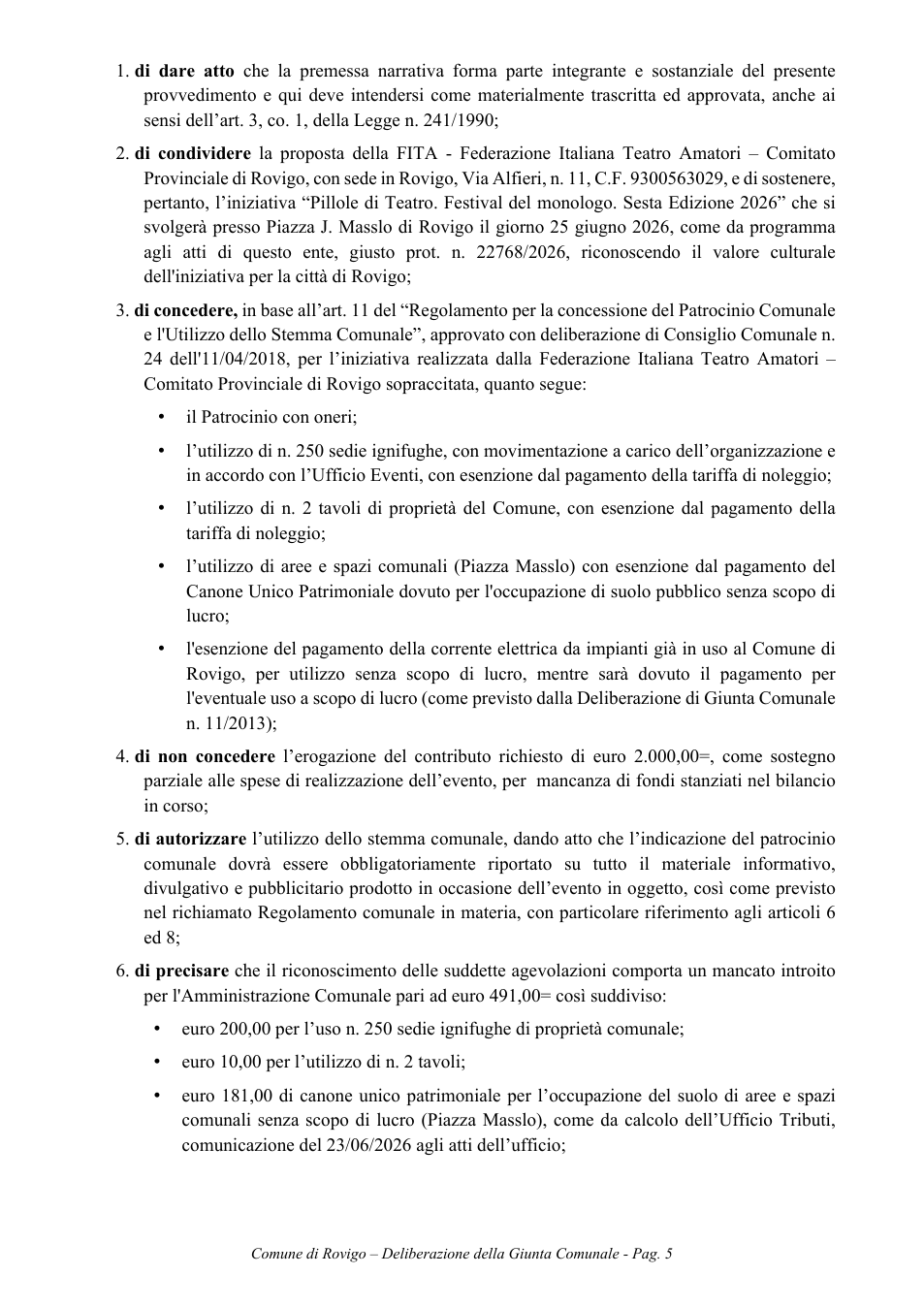 Pagina 5 del documento