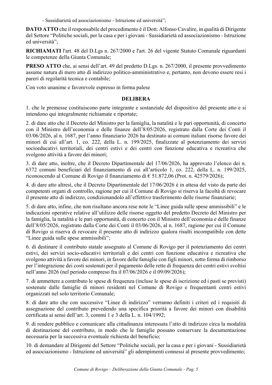 Pagina 5 del documento