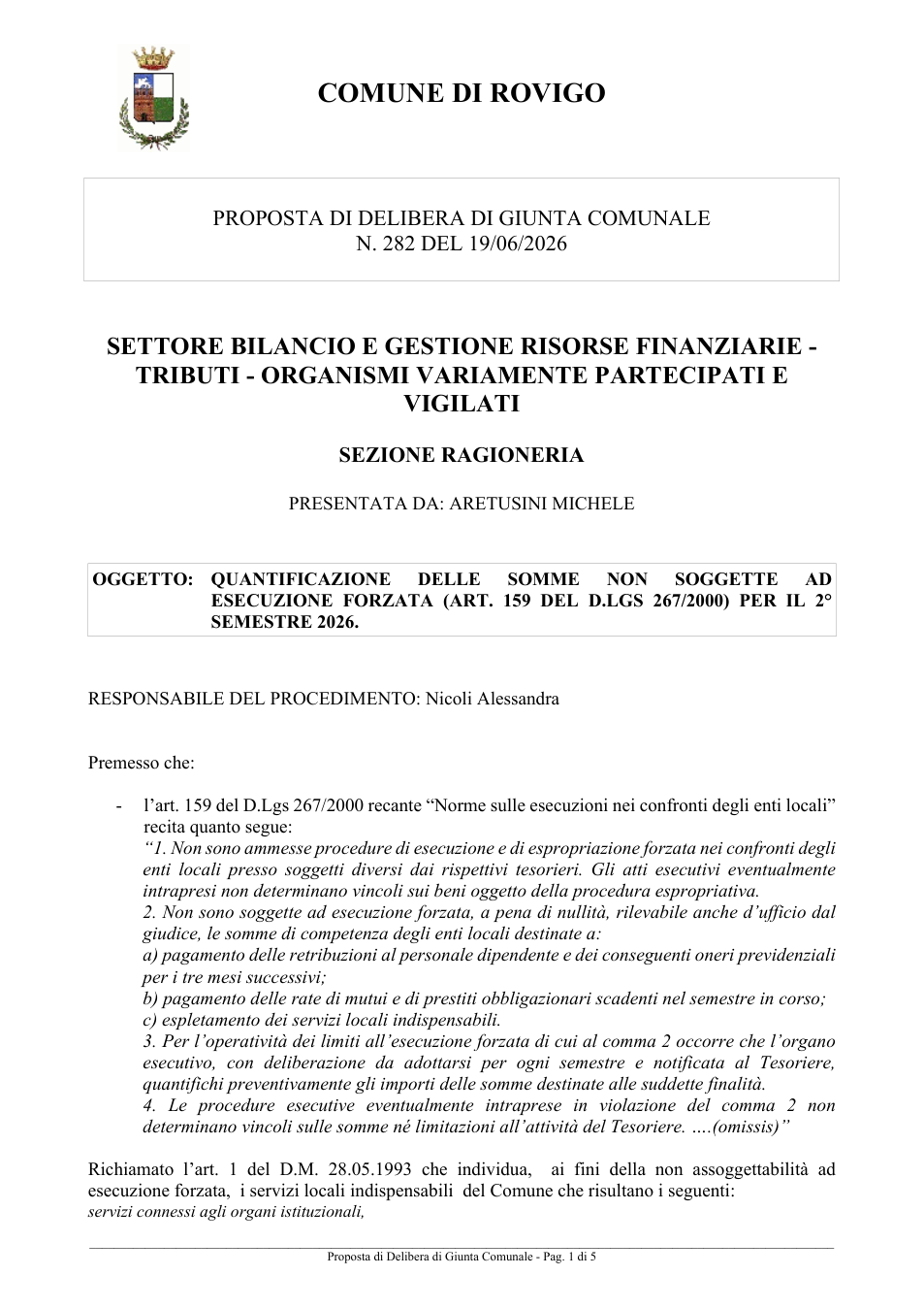 Pagina 1 del documento