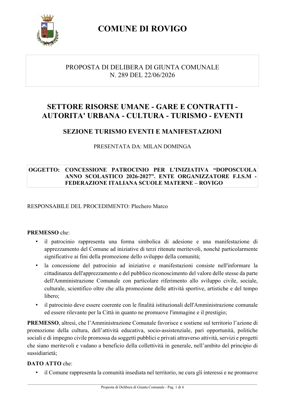 Pagina 1 del documento