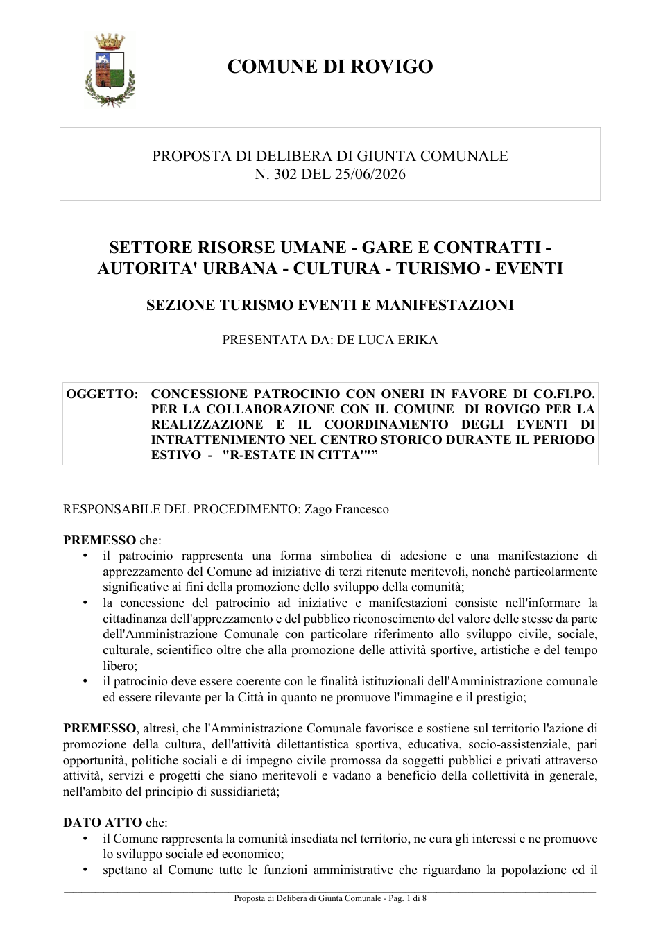 Pagina 1 del documento
