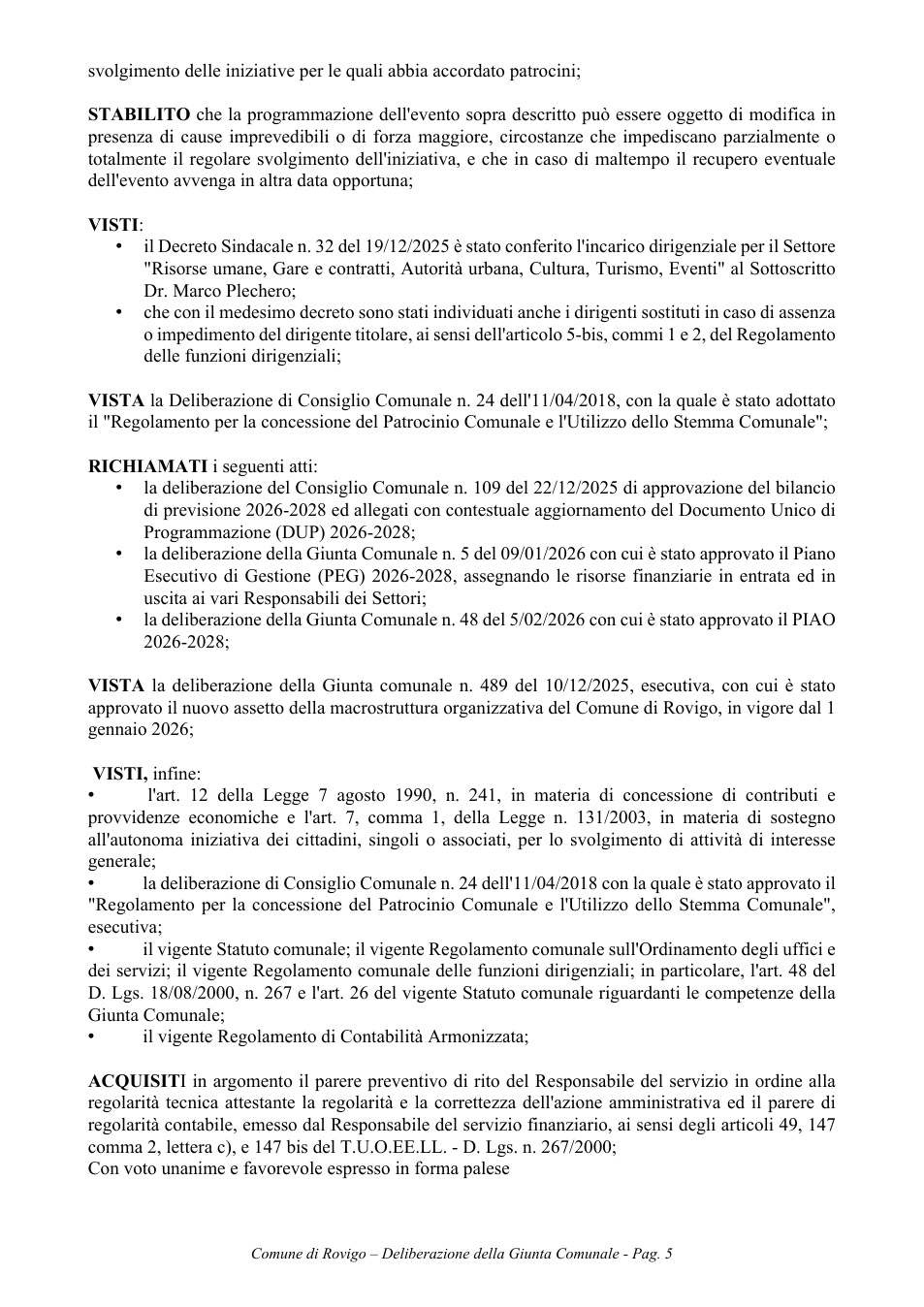 Pagina 5 del documento