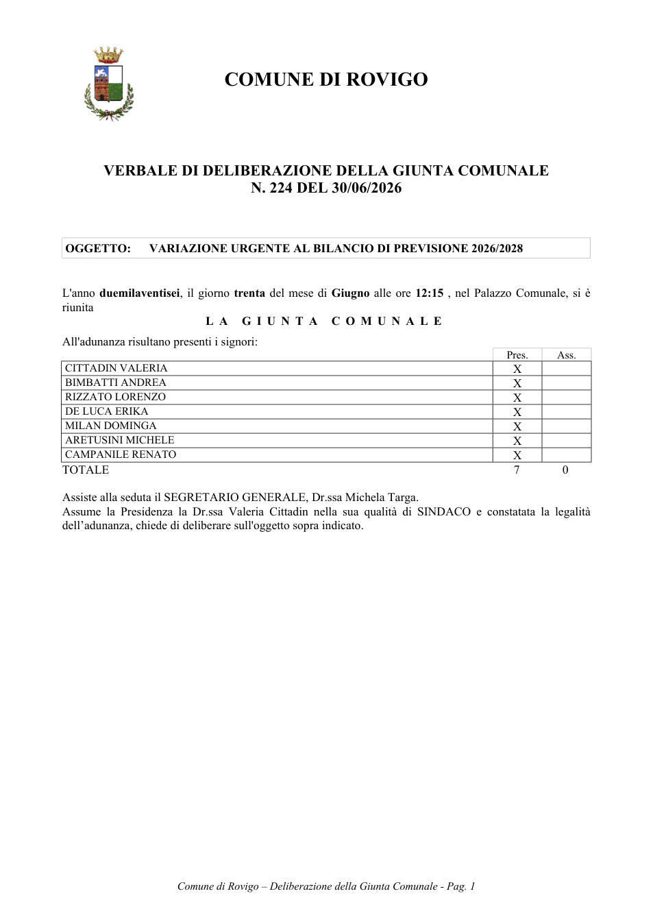 Pagina 1 del documento