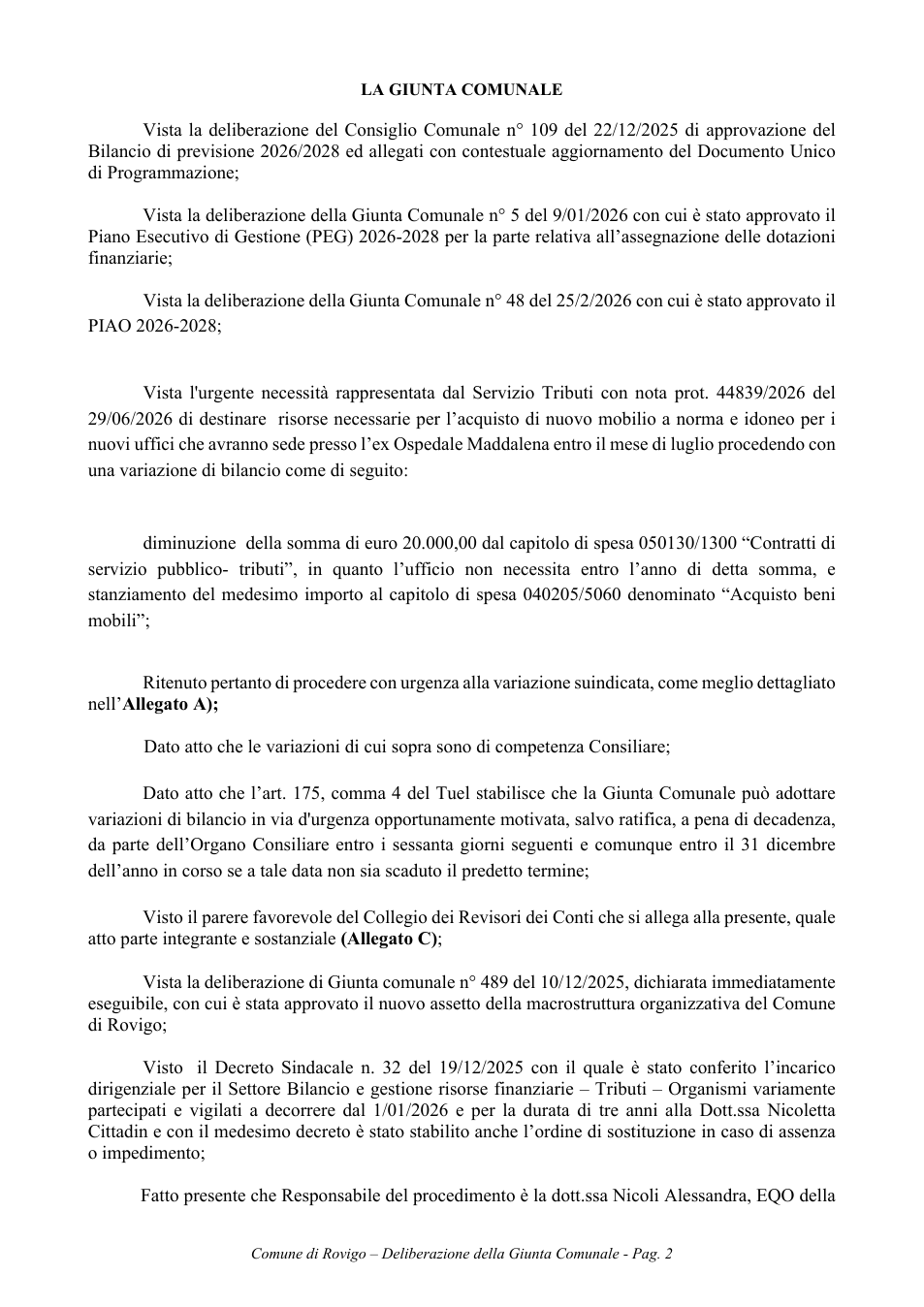 Pagina 2 del documento