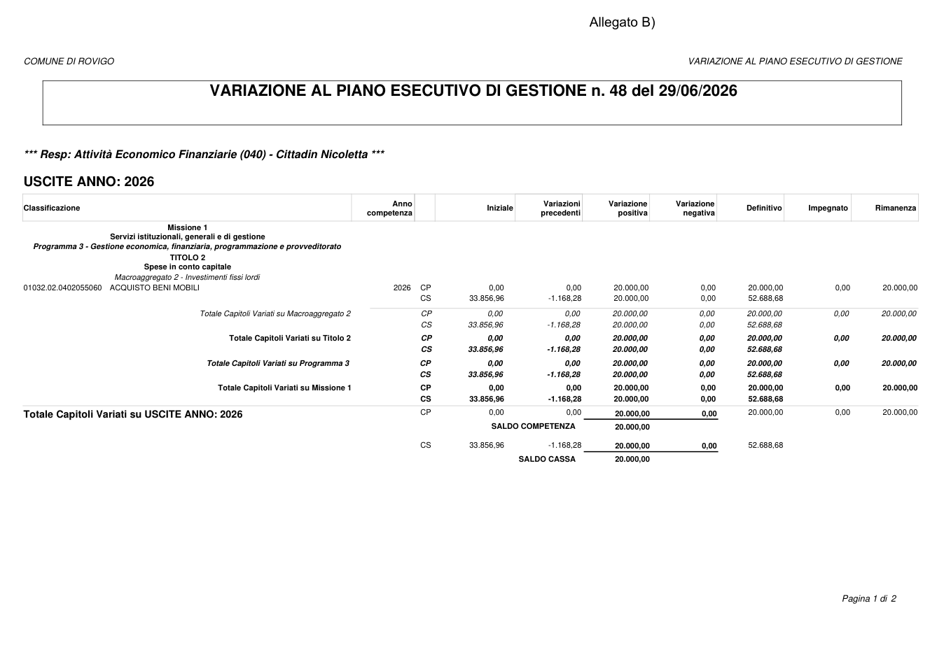 Pagina 1 del documento