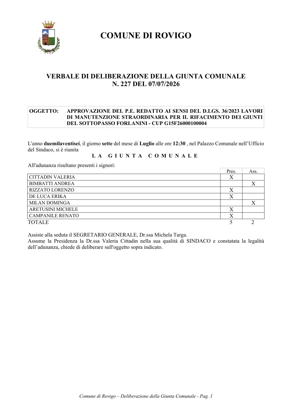 Pagina 1 del documento