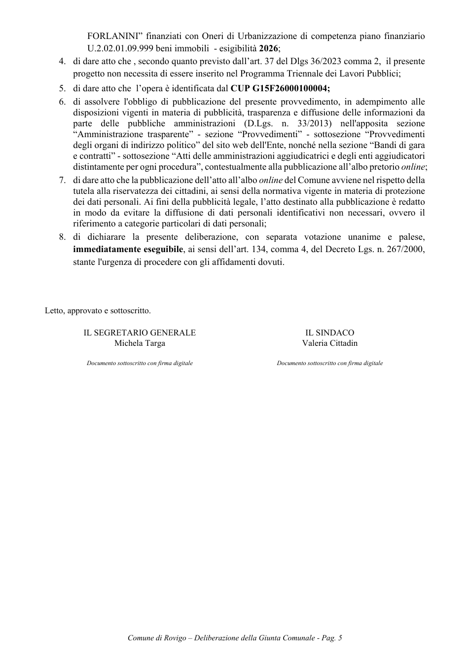 Pagina 5 del documento