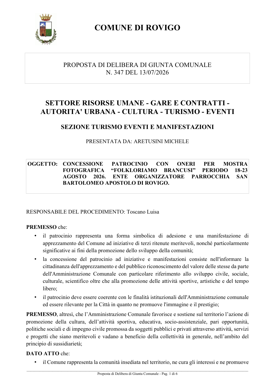 Pagina 1 del documento