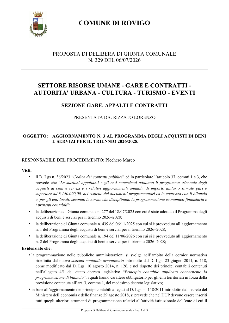 Pagina 1 del documento