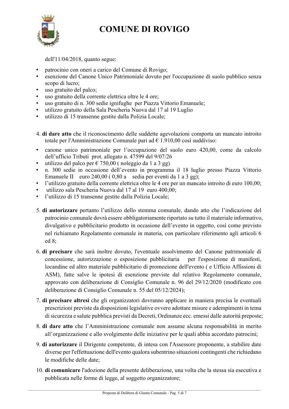 Pagina 5 del documento