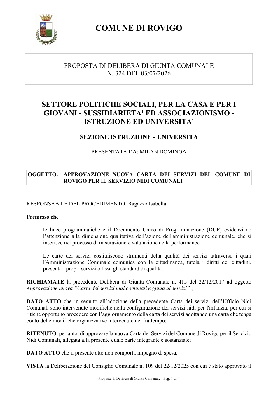 Pagina 1 del documento