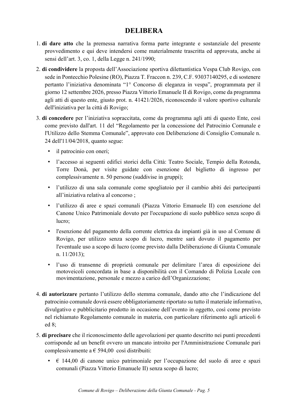 Pagina 5 del documento