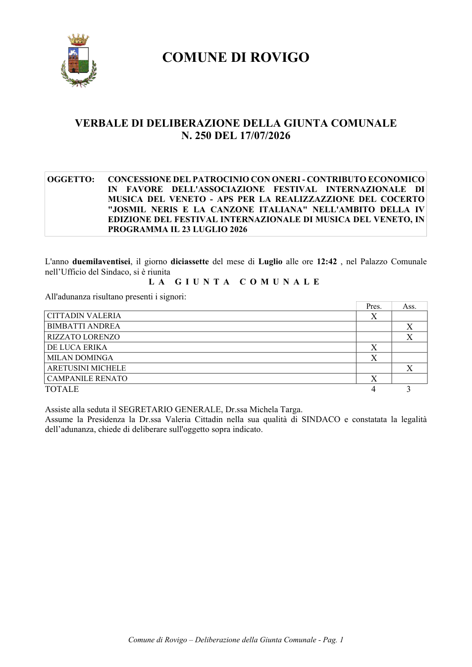 Pagina 1 del documento