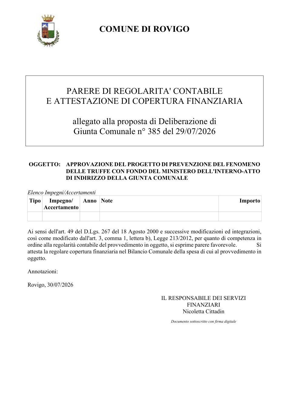Pagina 1 del documento