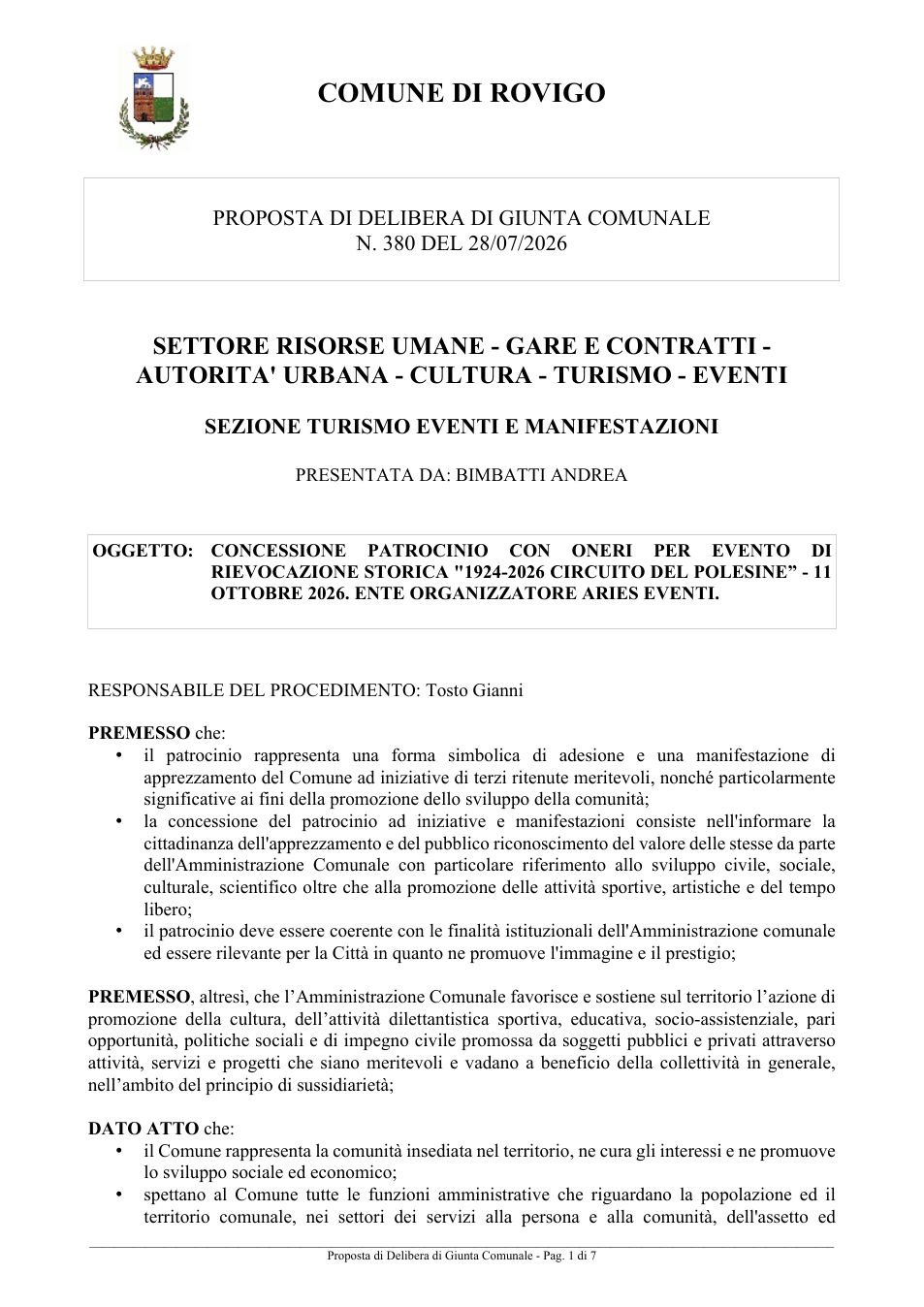 Pagina 1 del documento