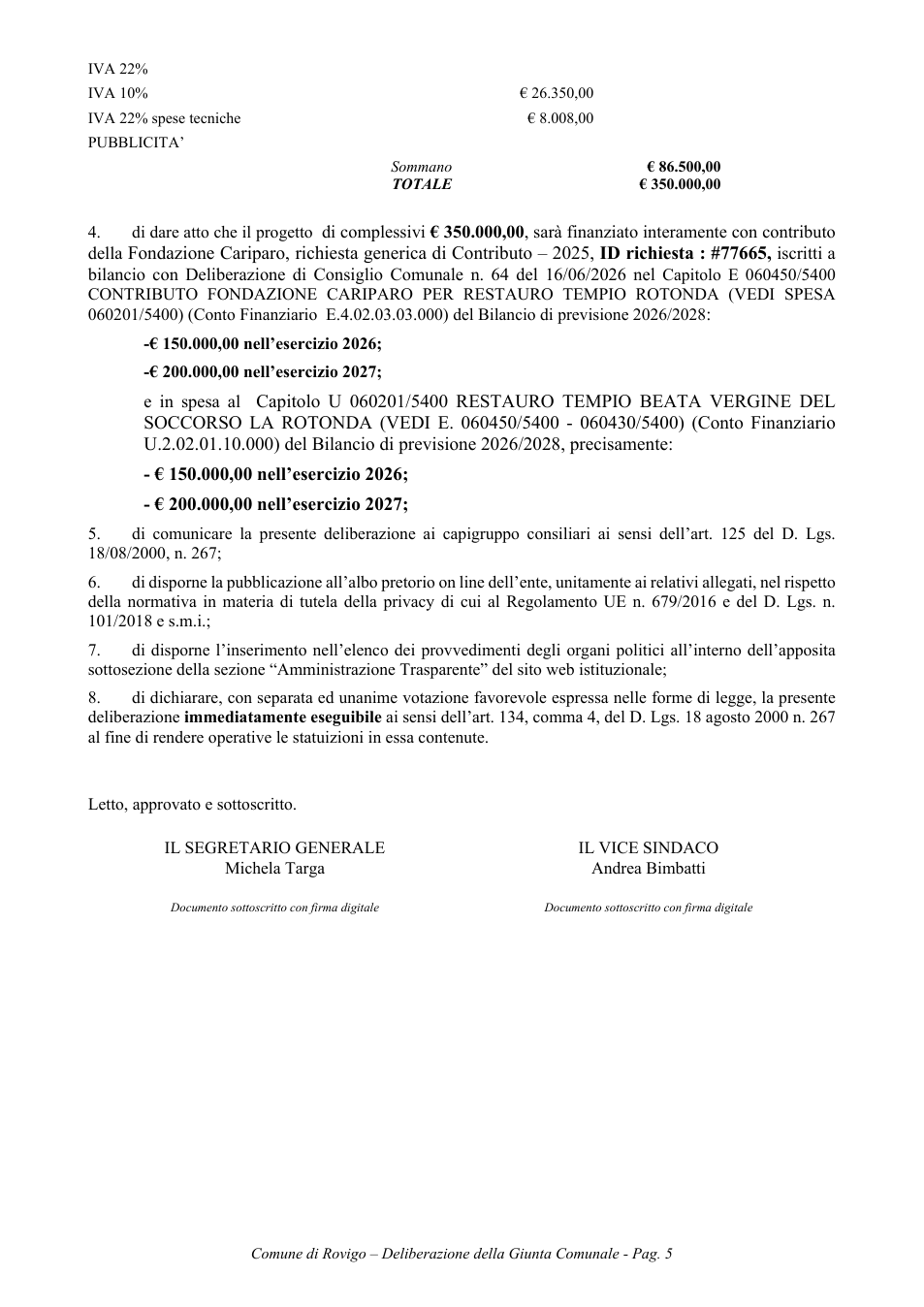 Pagina 5 del documento