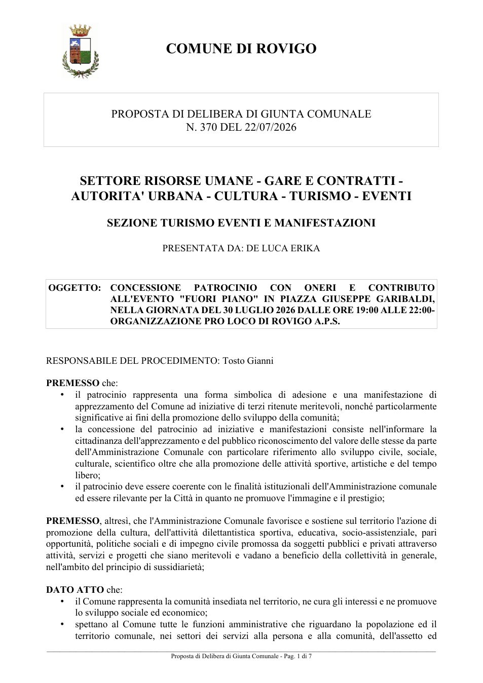 Pagina 1 del documento