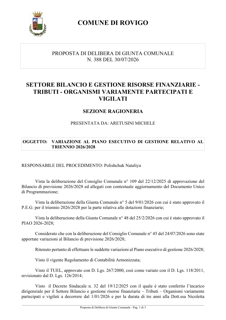 Pagina 1 del documento