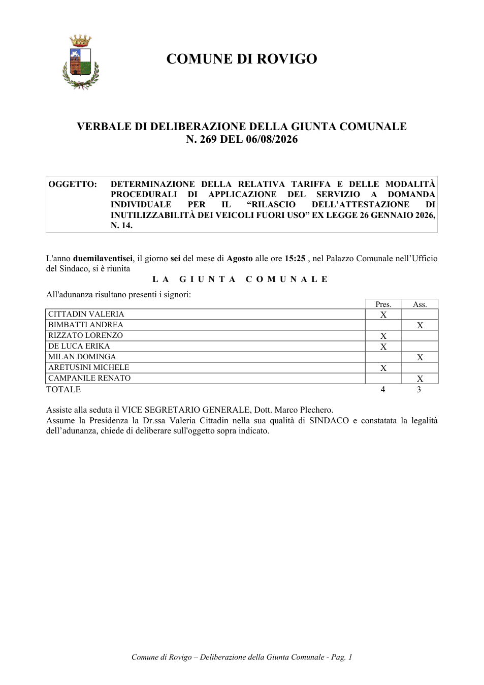 Pagina 1 del documento