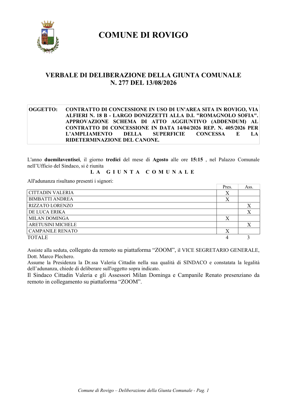 Pagina 1 del documento