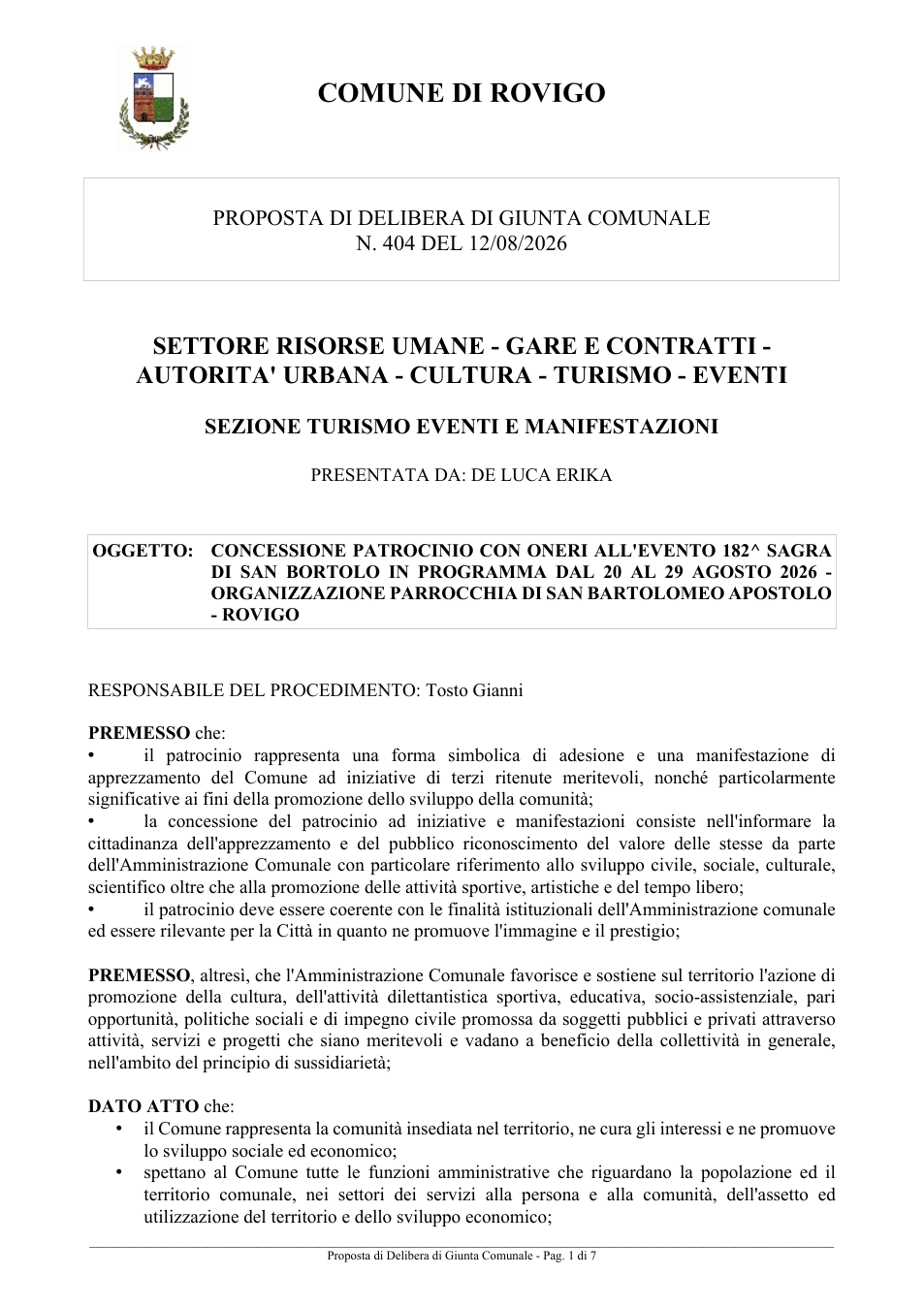 Pagina 1 del documento