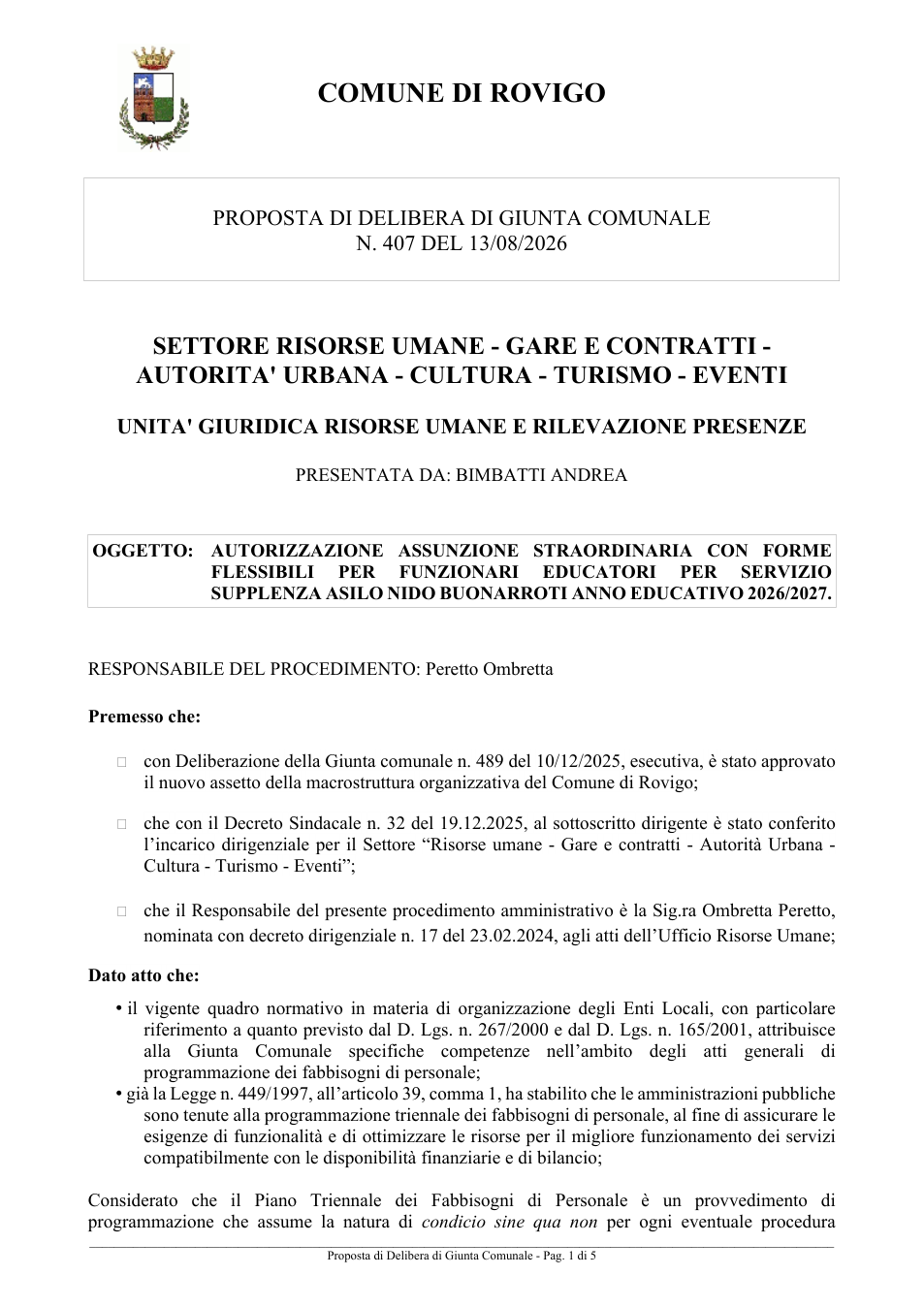 Pagina 1 del documento