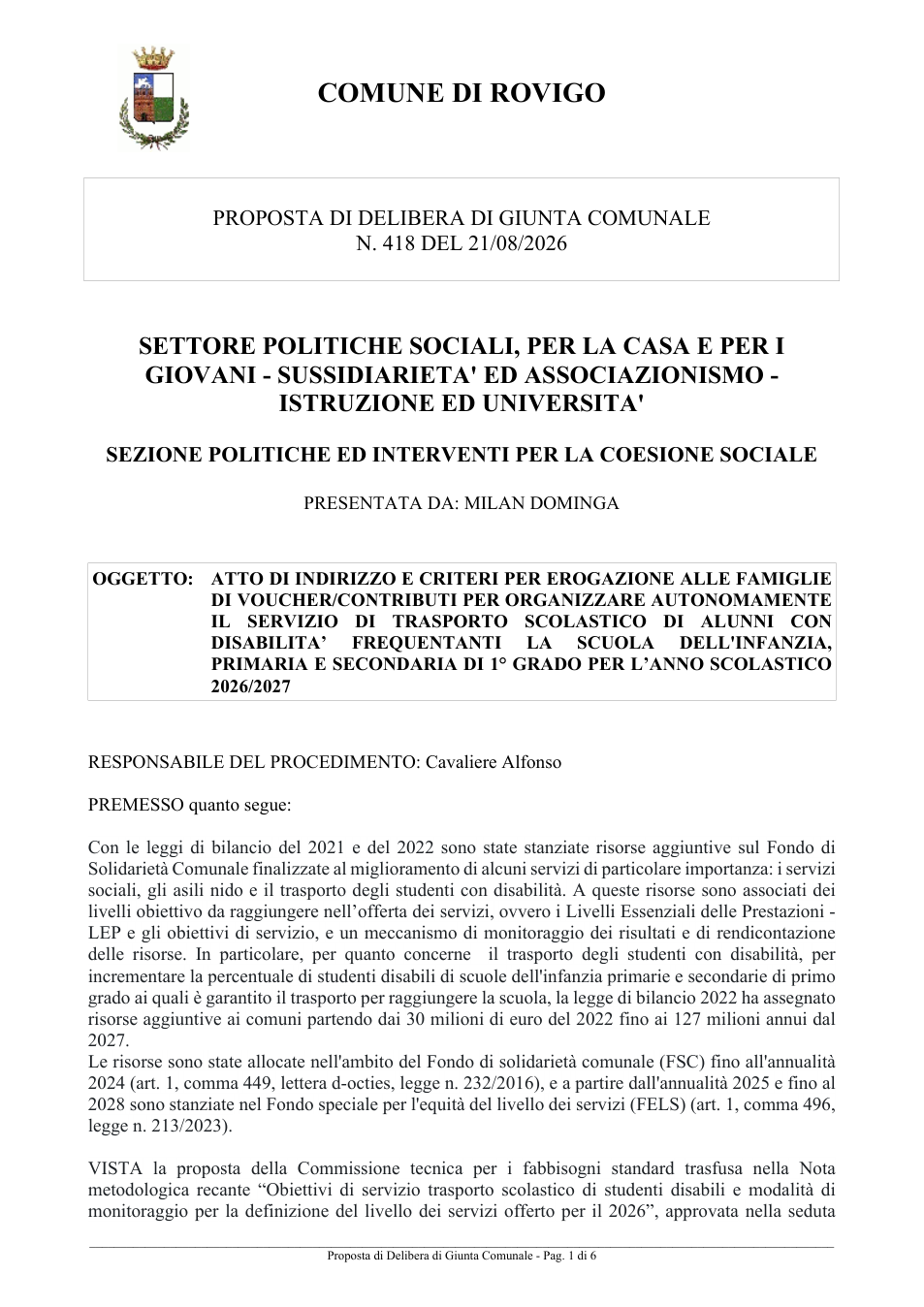 Pagina 1 del documento