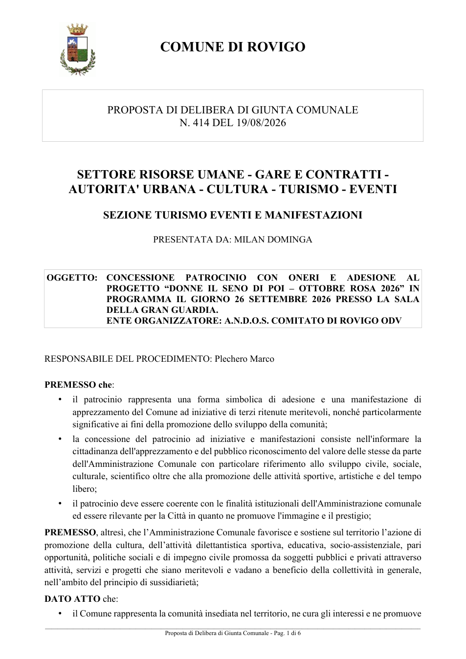 Pagina 1 del documento