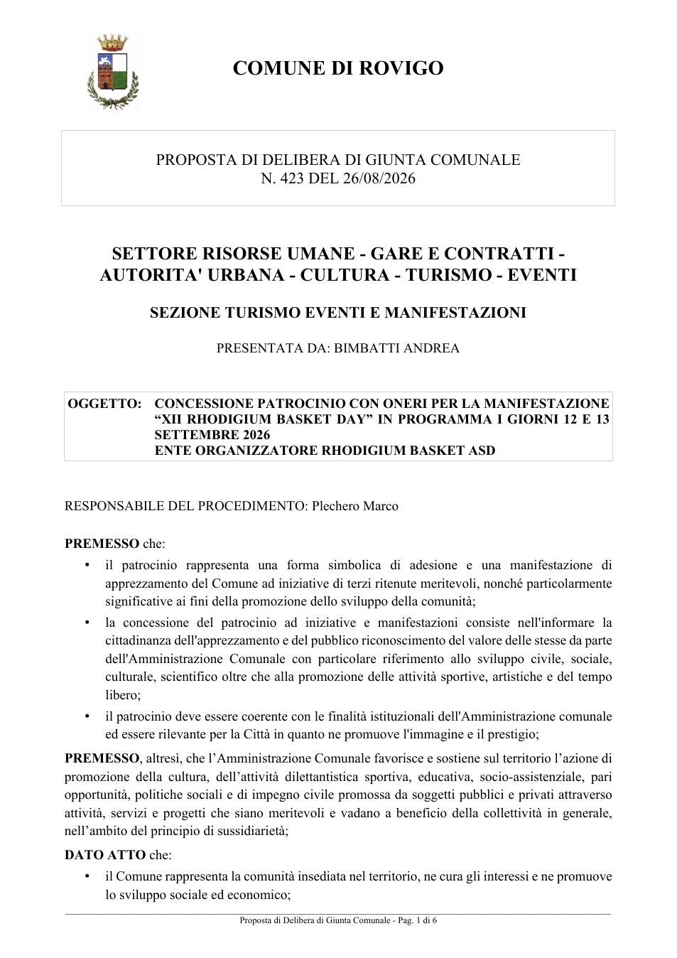Pagina 1 del documento