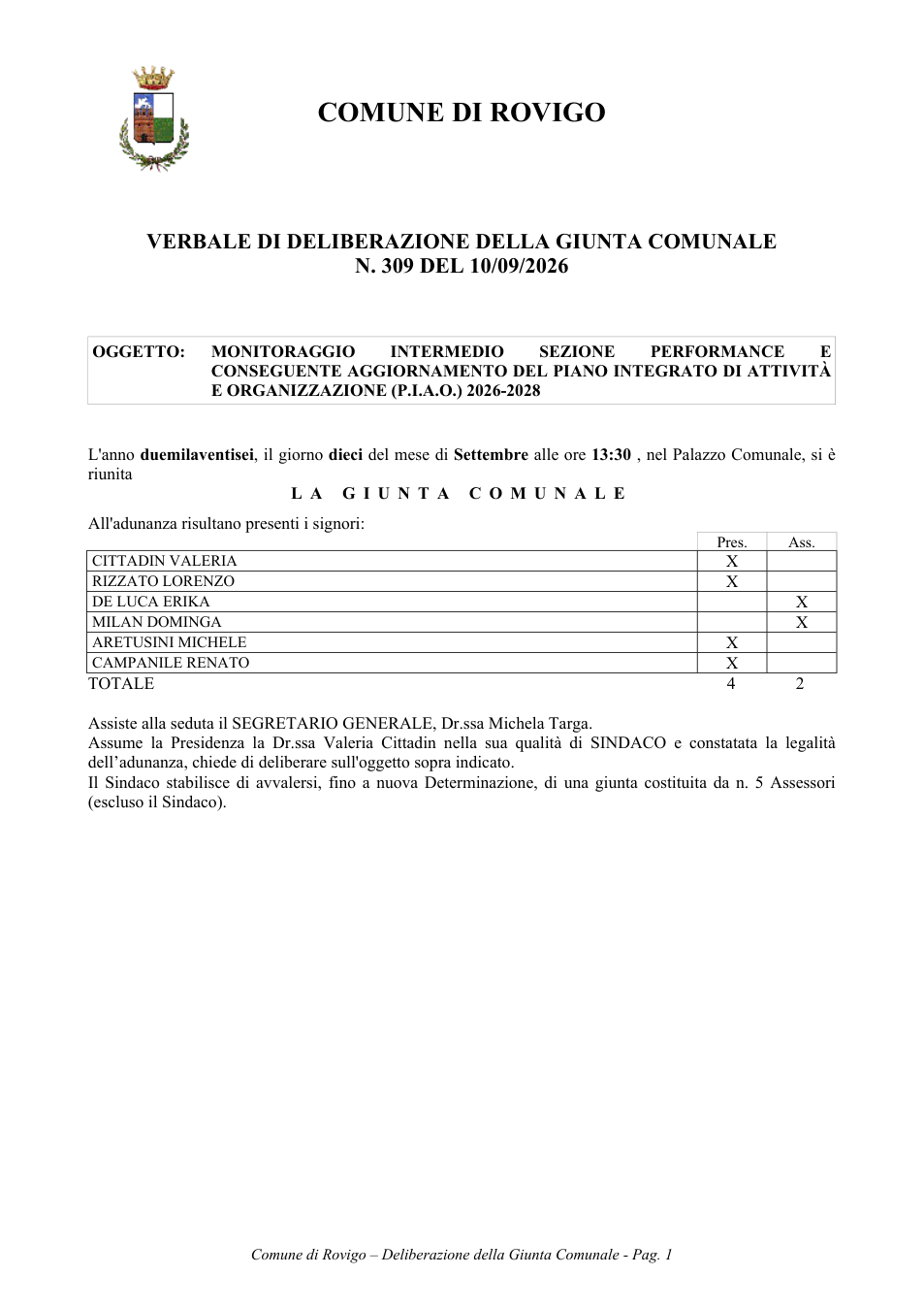 Pagina 1 del documento