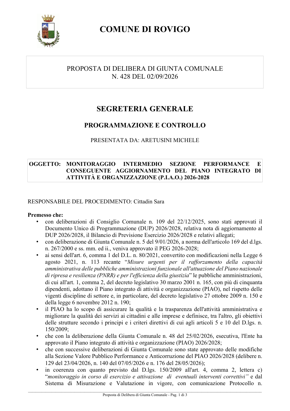 Pagina 1 del documento